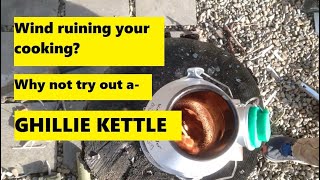 Wind ruining your cooking Try a Ghillie Kettle with Dave Riches [upl. by Gnen695]