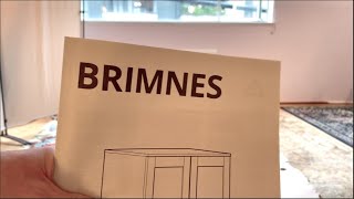 IKEA BRIMNES Cabinet Assembly [upl. by Riamu]