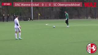 Westfalenliga DSC WanneEickel – SC Obersprockhövel reLive [upl. by Anama]