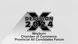 Decision 2024  Weyburn Municipal All Candidates Forum  AccessNow TV [upl. by Aikmat]