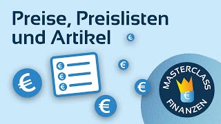 Finanzen  Preise Preislisten und Artikel [upl. by Nova]