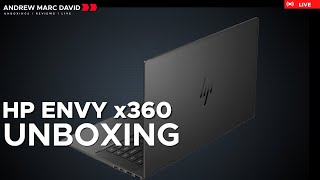 HP Envy x360 15 OLED 2023  Live Unboxing [upl. by Auj]