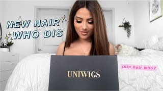 I GOT A WIG TO COVER THE BALD  Uniwigs Review  Zoe Cavey [upl. by Rocky]