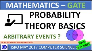 ISRO MAY 2017 Q2 If A and B be two arbitrary events then [upl. by Bonney884]