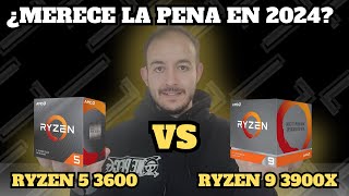 Ryzen 5 3600 vs Ryzen 9 3900X  ¿Vale la pena en 2024 comprar el Ryzen 9 3900X Descúbrelo aquí [upl. by Adikram]