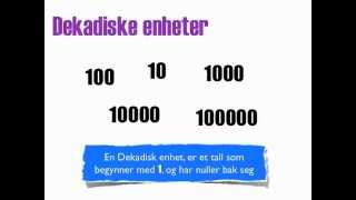 Dekadiske enheter [upl. by Havens]