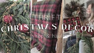 Christmas Thrift Haul 2024  Thrift and Shop With Me for Home Decor [upl. by Ettezzus]