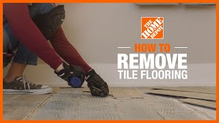 How to Remove Ceramic Tile  The Home Depot [upl. by Theone876]