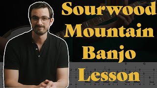 Sourwood Mountain  Bluegrass Banjo Lesson [upl. by Hainahpez]