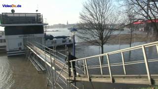 Hochwasser in Duisburg Ruhrort [upl. by Veronique]