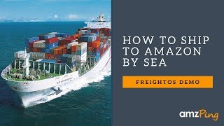 How to Ship Amazon FBA by Sea  Freightos Demo [upl. by Lledo]