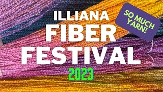 ILLIANA FIBER FESTIVAL 2023  Hand Dyed Yarn  Yarn Festival 2023  Fiber Festivals in Indiana [upl. by Nnairrehs]