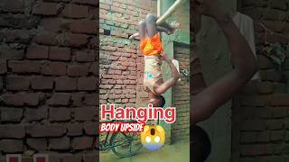 Hanging body upside down 👁️shorts ytshorts b2fitness02 [upl. by Cordalia422]