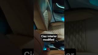 maruti suzuki ciaz almond colour interior transformation ciazmodified [upl. by Yaned]