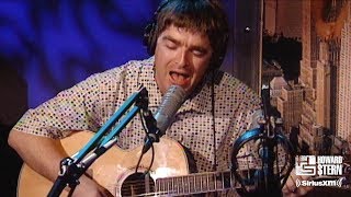 Noel Gallagher “Don’t Look Back in Anger” Acoustic on the Howard Stern Show in 1997 [upl. by Mayeda909]