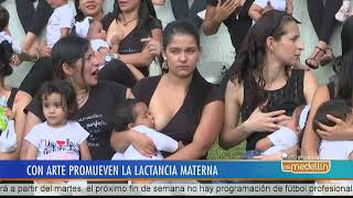 Tetarte una jornada fotográfica de madres lactantes Noticias  Telemedellín [upl. by Bullard890]