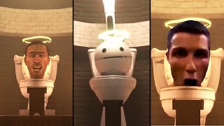 Original VS Otamatone VS Cristiano Ronaldo SKIBIDI TOILET BATTLE part 2 [upl. by Ocirederf]