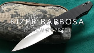 Kizer Barbosa Review  EDC Friendly Willumsen Design [upl. by Toh75]