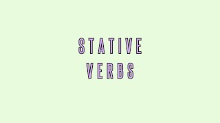 Stative Verbs  Μάθημα Γραμματικής  Zoenglish [upl. by Winterbottom]