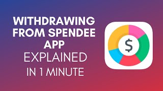 How To Withdraw From Spendee App 2024 [upl. by Yks129]