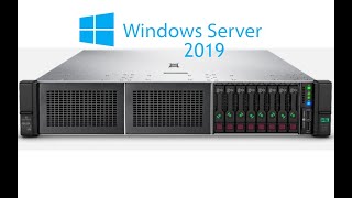 HPE ProLiant DL380  Gen10  Windows Server 2019 STND installation [upl. by Colbye]