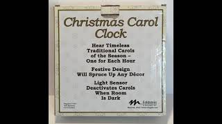 Christmas Carol Clock  Plays 12 Carols One Each Hour [upl. by Cyn]