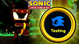 Ninja Shadow amp Rouge is Finally Coming to Sonic Speed Simulator Testing [upl. by Crim]