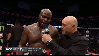 UFC 229 Derrick Lewis Octagon Interview [upl. by Ecyob]