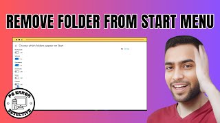 How to Remove Folder from Windows 10 Start Menu [upl. by Eelitan]