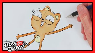 Kiff Cartoon Comes to Life 🖌  How NOT To Draw Kiff  disneychannel [upl. by Nysa]