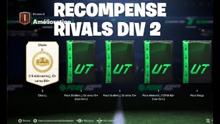 JOUVRE MES RECOMPENSE RIVALS DIV 2 IL SONT HORRIBLE FC 25 [upl. by Kinnon]