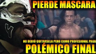 POLÉMICA lucha MÁSCARA vs MÁSCARA NO debió perder la tapa Sadiko vs Soldado Universal [upl. by Yenffad]