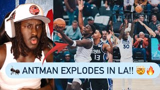 Ant Man GAME WINNER Wolves At Kings Highlights Reaction [upl. by Chantalle260]