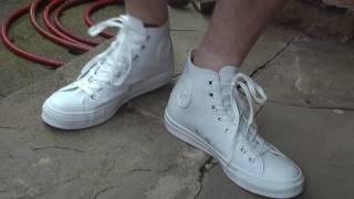 Converse All Star Hi White 2 [upl. by Schinica]