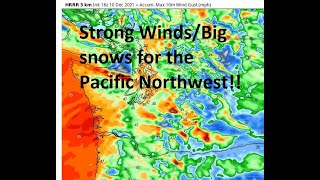 Pacific Northwest Winter Storm [upl. by Ssenav]