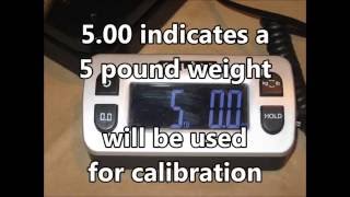 Calibrating Accuteck postal scale SHORT VERSION No Sound The Truth calibration calibrating [upl. by Alahcim885]