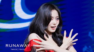 FANCAM240914 TWICE TZUYU RunAway 직캠 [upl. by Elleb]