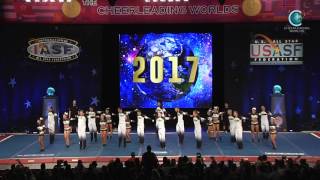 Outlaws Allstars Australia  Notorious 2017 International Open Large Coed Level 5 Semis [upl. by Chaunce]