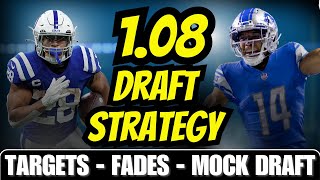 Win your draft from the 108  Fantasy Football 2024 [upl. by Cristen]