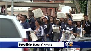 Students Rally Against Hate Crimes At 2 Southland High Schools [upl. by Nadabas]