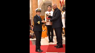 President Kovind presents Nari Shakti Puraskar to Radhika Manon [upl. by Yelnet]