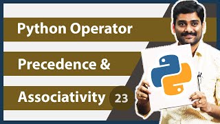 Python Operator Precedence and Associativity  Python Tutorial 23 [upl. by Ordnasil]