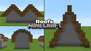 MINECRAFT 114 ROOF GUIDE  How to build 30 Roofs [upl. by Idyak]