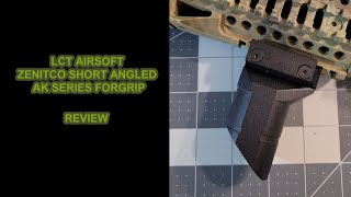 LCT ARK6 short slanted Zenitco style front grip Review [upl. by Oisacin]