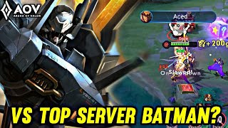 AOV  LUBU GAMEPLAY  VS TOP SERVER BATMAN  ARENA OF VALOR LIÊNQUÂNMOBILE ROV [upl. by Teevens]