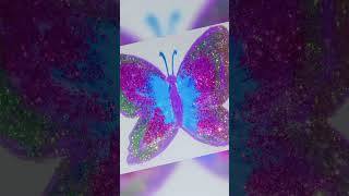 Wall decoration paper craft sticker Buttlerfly 🦋🥰 [upl. by Giliana]