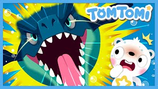 ✨NEW✨ Mosasaurus Song  Giant Sea Lizard🌊  Dinosaur Song  Kids Song  TOMTOMI [upl. by Bostow742]