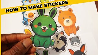 How to make stickers at home easy [upl. by Dellora934]