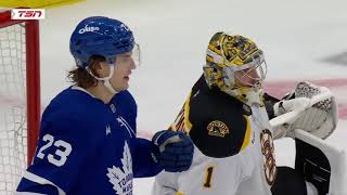 Leafs Score THREE POWERPLAY GOALS vs Bruins wJoe Bowen [upl. by Rockefeller844]