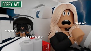 MASSIVE HURRICANE HIT MY APARTMENT  Roblox Berry Avenue Roleplay [upl. by Nagol]